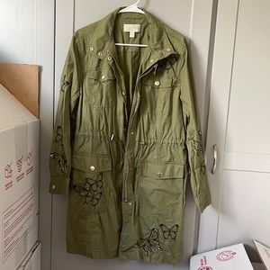 Michael Kors Khaki Butterfly Jacket
